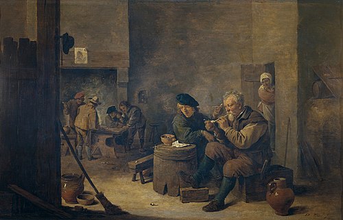 Fumadores, 1639, David Teniers le Jeune