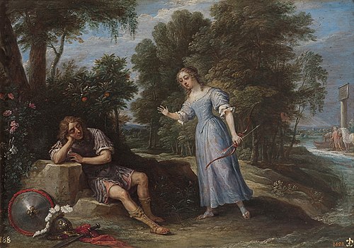 Rinaldo in love with Armida, 1628, David Teniers le Jeune
