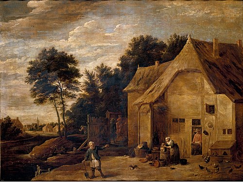 La casa rústica, 1601, David Teniers le Jeune