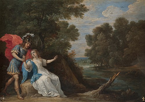 Reconciliación de Reinaldo y Armida, 1628, David Teniers le Jeune
