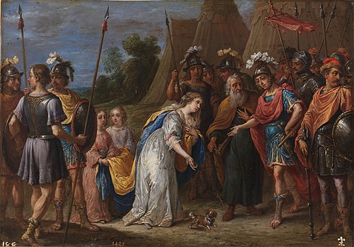 Armida ante Godofredo de Bouillon, 1628, David Teniers le Jeune