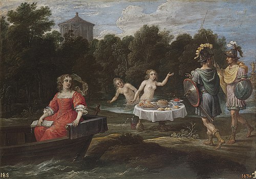 Carlos y Ubaldo en las islas Afortunadas, 1628, David Teniers le Jeune