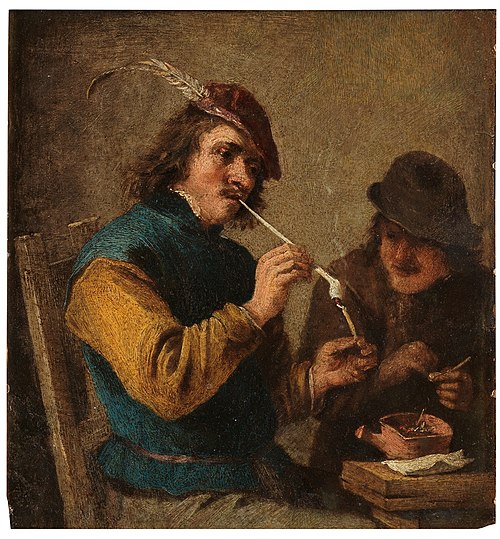 Fumadores, 1601, David Teniers le Jeune
