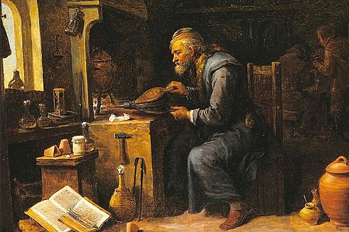 The Alchemist, 1650, David Teniers le Jeune