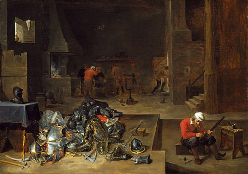 The Armorer's Shop, 1642, David Teniers le Jeune