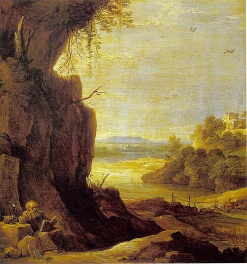Southern Landscape with St Anthony the Hermit, 1647, David Teniers le Jeune