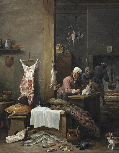 Le Cuisinier Flamand, 1669, David Teniers le Jeune