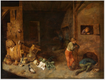 Interior of a Farmhouse, , David Teniers le Jeune