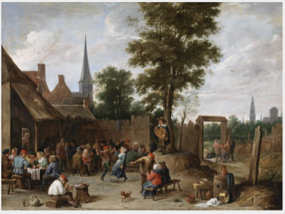 A Village Kermesse near Antwerp, 1640, David Teniers le Jeune