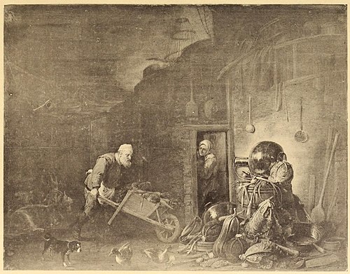 The Wheelbarrow, 1660, David Teniers le Jeune