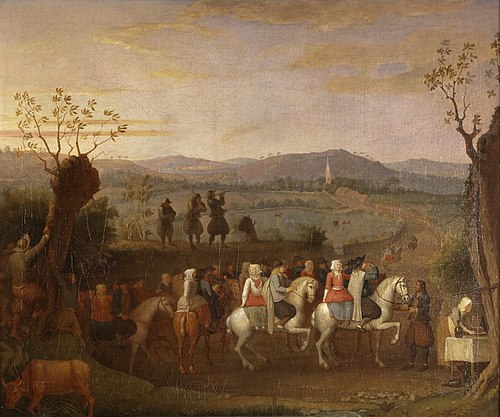 Départ d'une cavalcade de noce, , Olivier Perrin