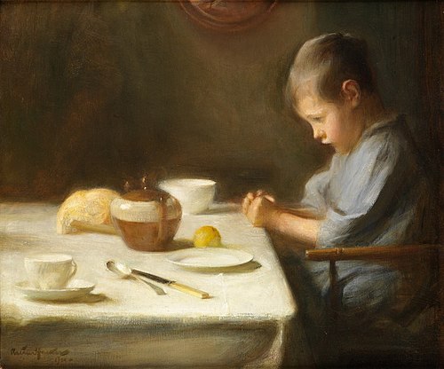 Saying Grace, , Arthur Hacker
