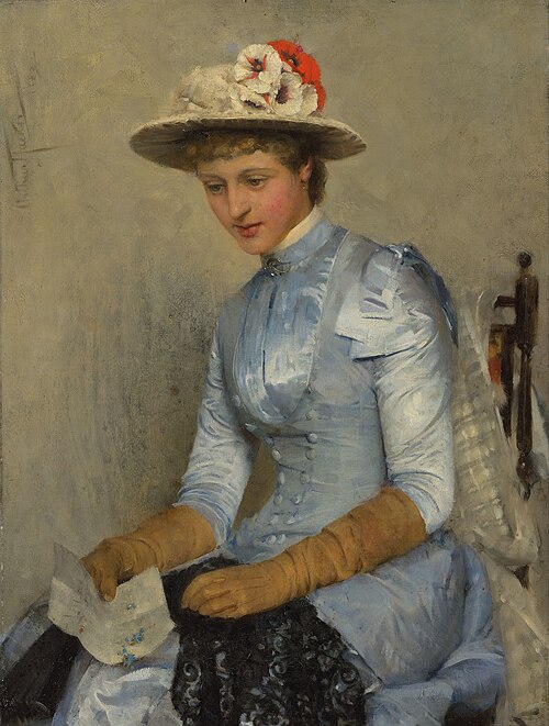 Forget-me-nots, , Arthur Hacker