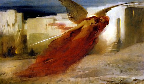 And There Was a Great Cry in Egypt, 1897, Arthur Hacker