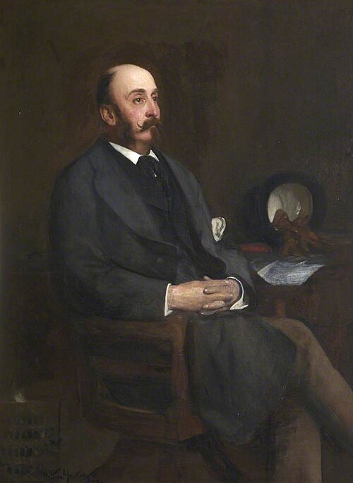 Right Honourable Charles Seale-Hayne (1833–1903), PC, JP, MP, 1877, Arthur Hacker