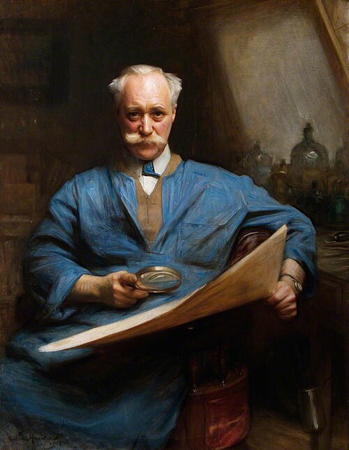 Sir Frank Short (1857–1945), 1918, Arthur Hacker