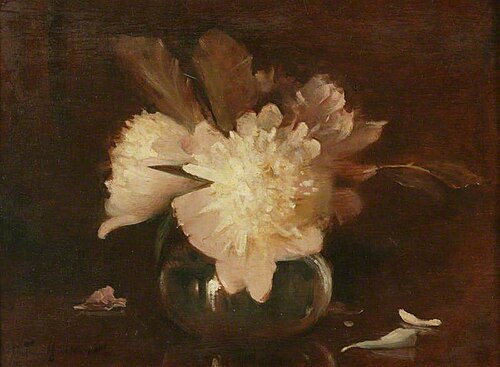 Peonies, , Arthur Hacker