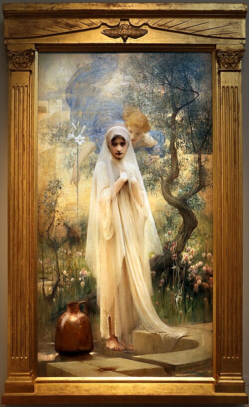 Annunciation, , Arthur Hacker