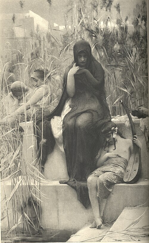 By the Waters of Babylon, 1888, Arthur Hacker