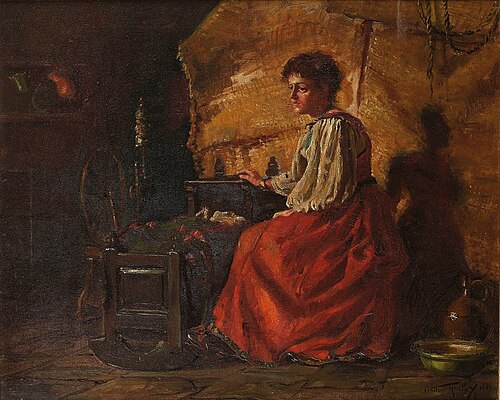 Bedtime, 1885, Arthur Hacker