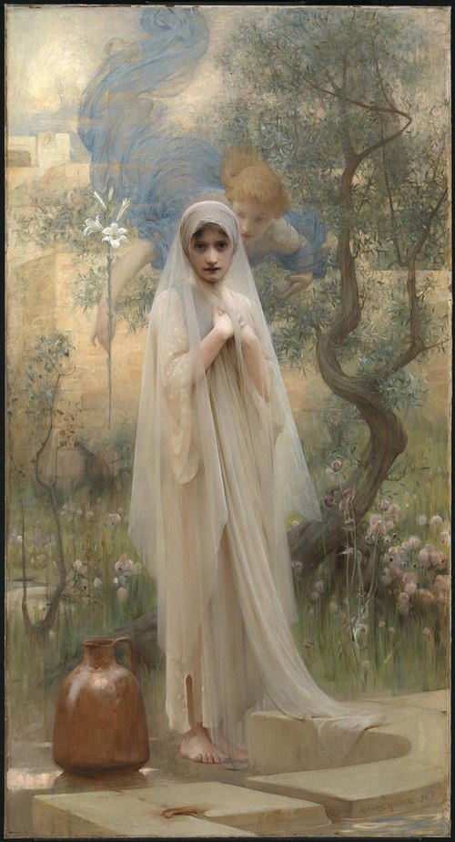 L'Annonciation, 1892, Arthur Hacker