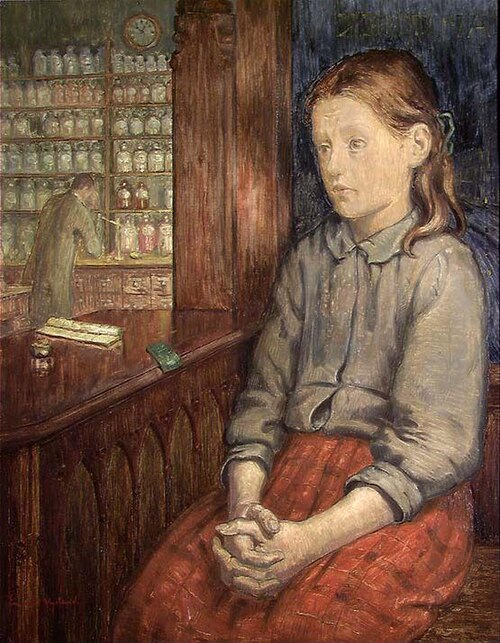 Girl in a Chemist's Shop, , Emanuel Vigeland