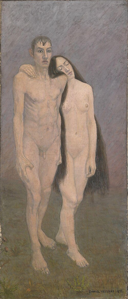 Adam and Eve, 1897, Emanuel Vigeland