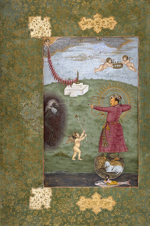 Emperor Jahangir Triumphing Over Poverty, 1620, Abu al-Hasan