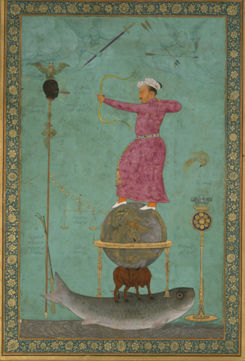 Jahangir Shooting the Head of Malik Ambar, 1620, Abu al-Hasan