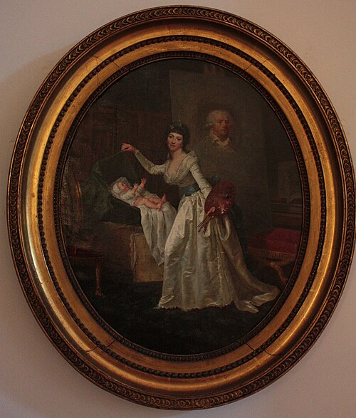 L'auteur à ses occupations, 1791, Marie-Nicole Vestier