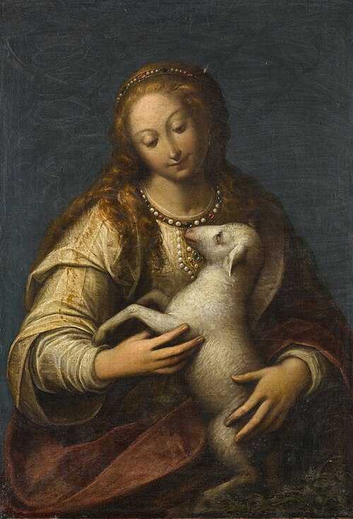 Saint Agnes, 1638, Orsola Maddalena Caccia