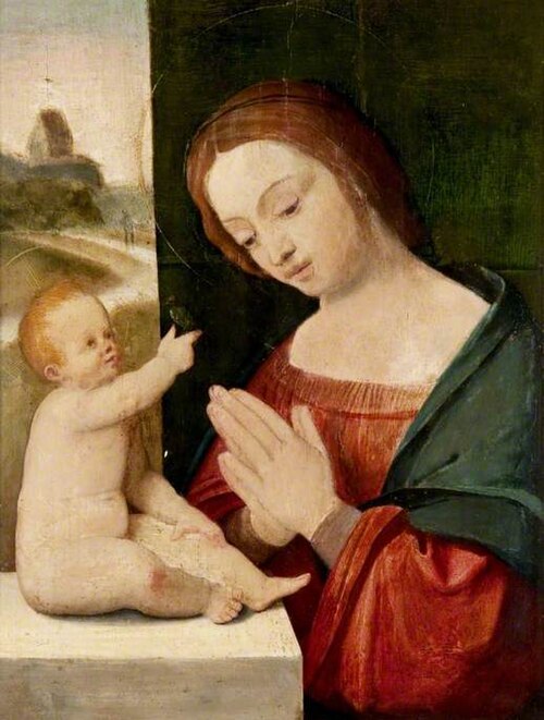 Madonna and Child, 1505, Ortolano Ferrarese