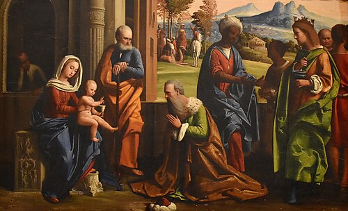 Adoration of the Magi, , Ortolano Ferrarese