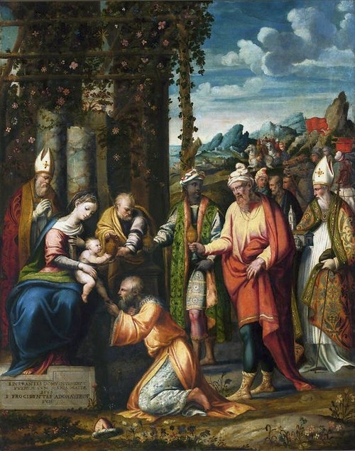 L'Adoration des mages, 1530, Ortolano Ferrarese