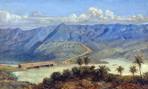Ponte Coberta de Cubatão, 1850, 1920, Oscar Pereira da Silva