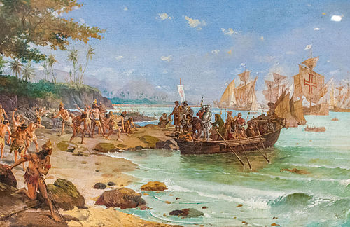 Desembarque de Cabral em Porto Seguro, 1904, Oscar Pereira da Silva