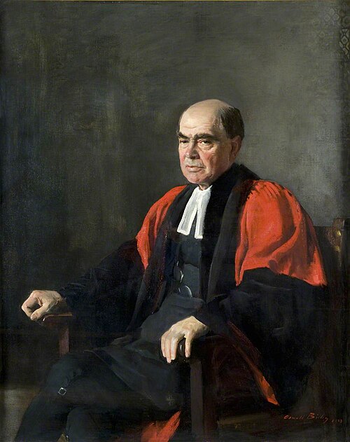 Hastings Rashdall (1858–1924), 1923, Oswald Birley