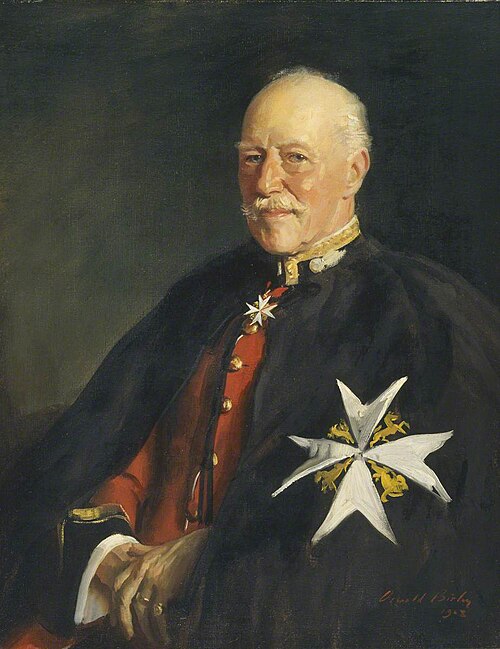 Llewellyn Lloyd-Mostyn (1856–1929), 3rd Baron Mostyn, 1928, Oswald Birley