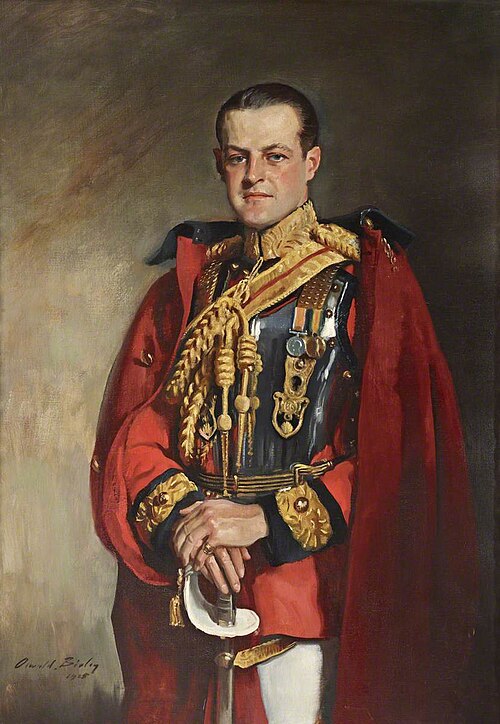 Huttleston Rogers Broughton, 1st Lord Fairhaven, (1896-1966) in the Ceremonial Uniform of the 1st Li, 1925, Oswald Birley