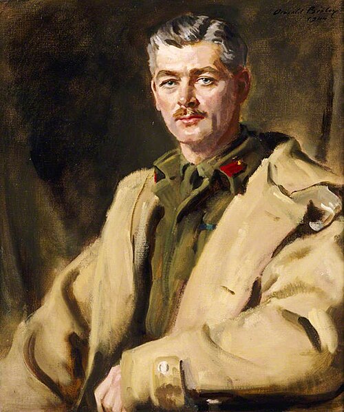 Sir John Carew Pole, 12th Bt (1902–1993), 1944, Oswald Birley