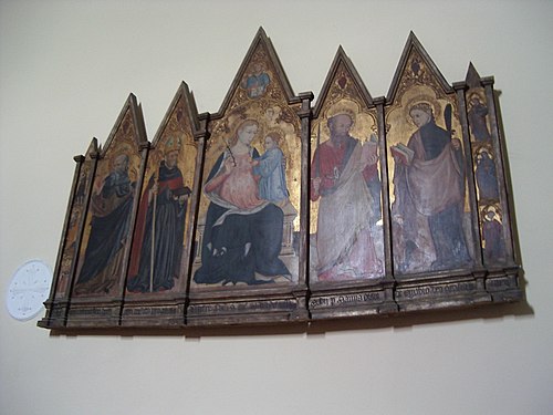 Polyptyque de Pietralunga, 1496, Ottaviano Nelli