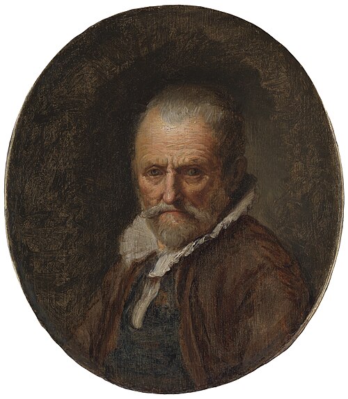 Bust of an Old Man, 1642, Gérard Dou