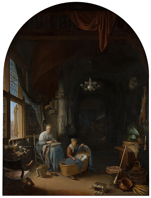 La Jeune Mère, 1658, Gérard Dou