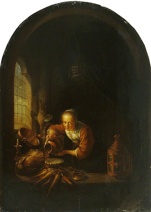 The Housekeeper, 1660, Gérard Dou