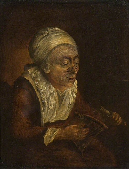 Old Woman Unreeling Threads, , Gerrit Dou