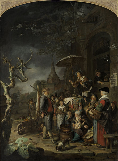 Le charlatan, 1652, Gérard Dou