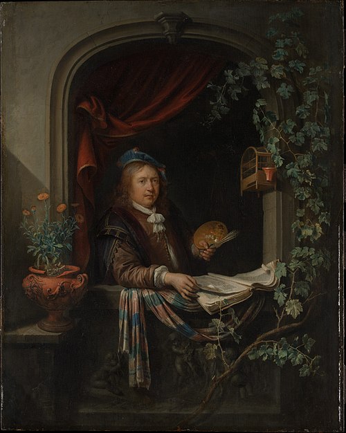 Self-Portrait, 1665, Gerrit Dou