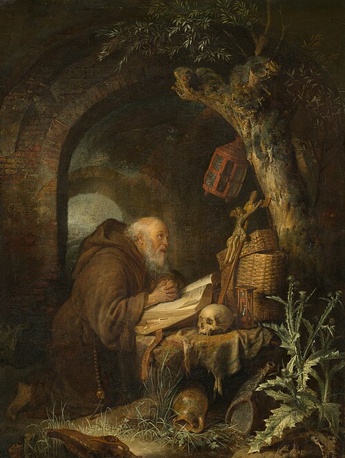 The Hermit, 1670, Gerrit Dou