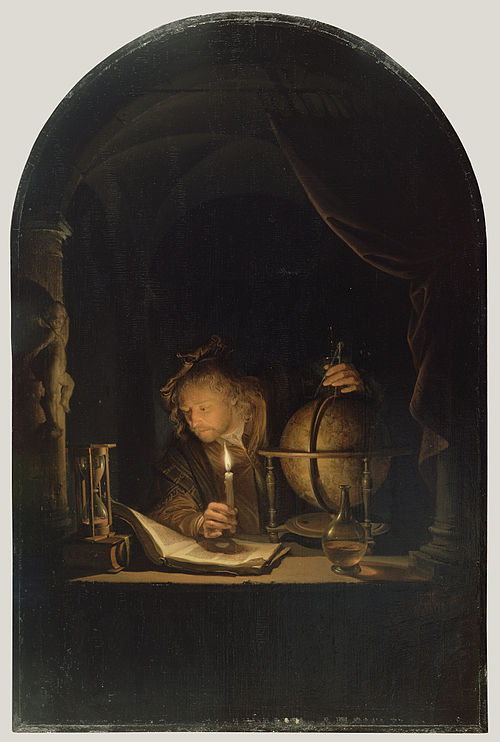 Astronomer by Candlelight, 1659, Gerrit Dou