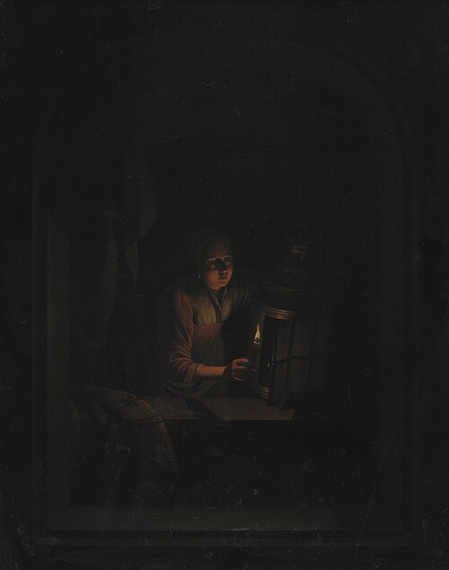 Girl with a Candle, 1701, Gerrit Dou